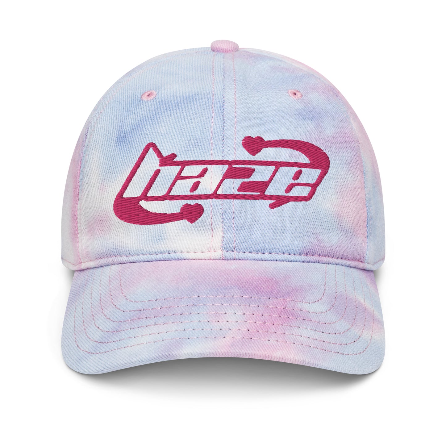 Tie-Dye Pink "Hearts" Hat