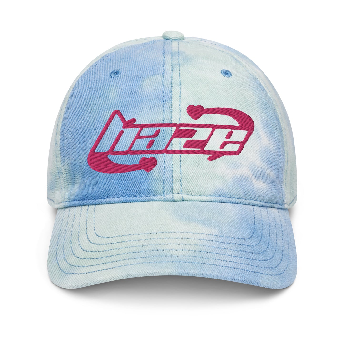 Tie-Dye Pink "Hearts" Hat