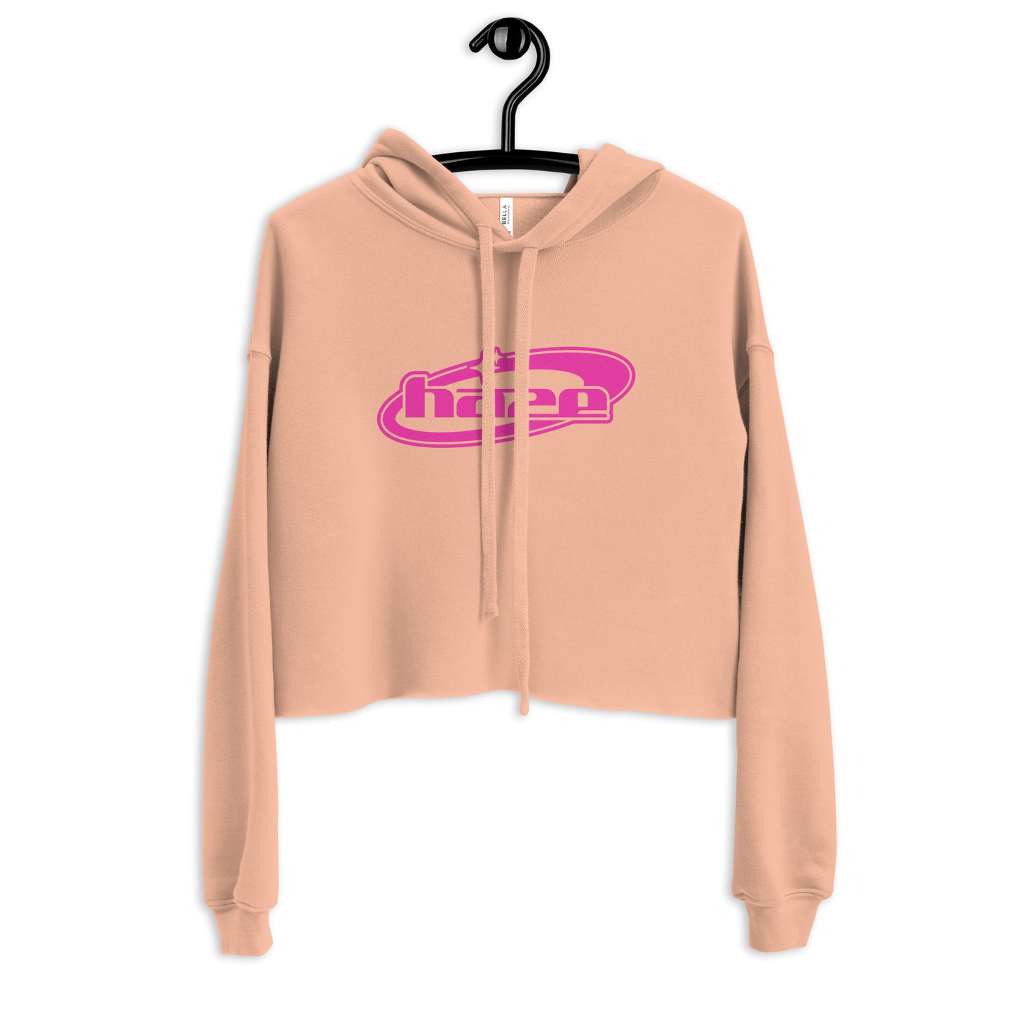 Pink "Y2K" Crop Hoodie